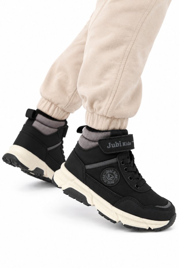 Children's Cold-Proof Trekking & Outdoor Boots Black