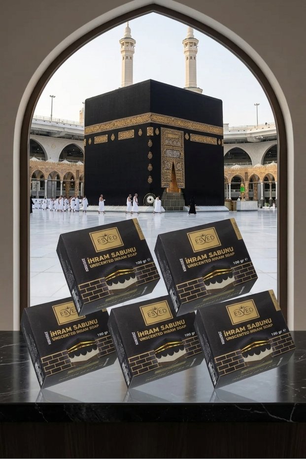 5 Pieces of 100 Gr Unscented Soap Unscented Ihram Soap Unscented Soap for Hajj and Umrah