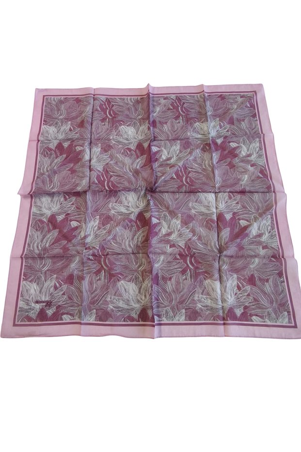 Printed Lora Scarf 9604 007 Pink Floral Pattern