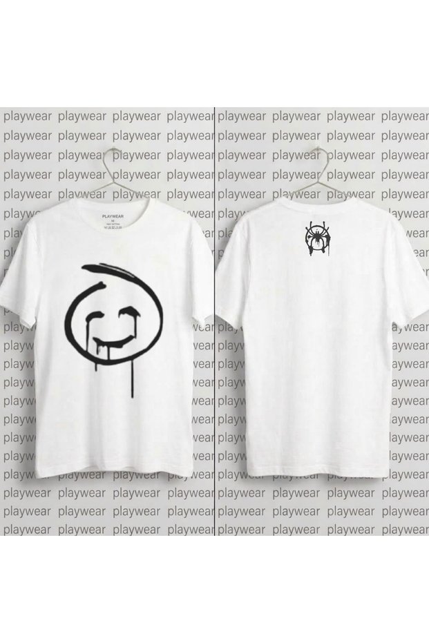 Playwearsmile Printed 100% Cotton Crew Neck T-Shirt