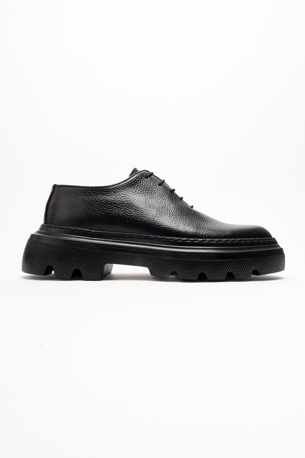 Genuine Leather, 5 cm Length Extension, Inner and Outer Real Leather New Season Men's Shoes