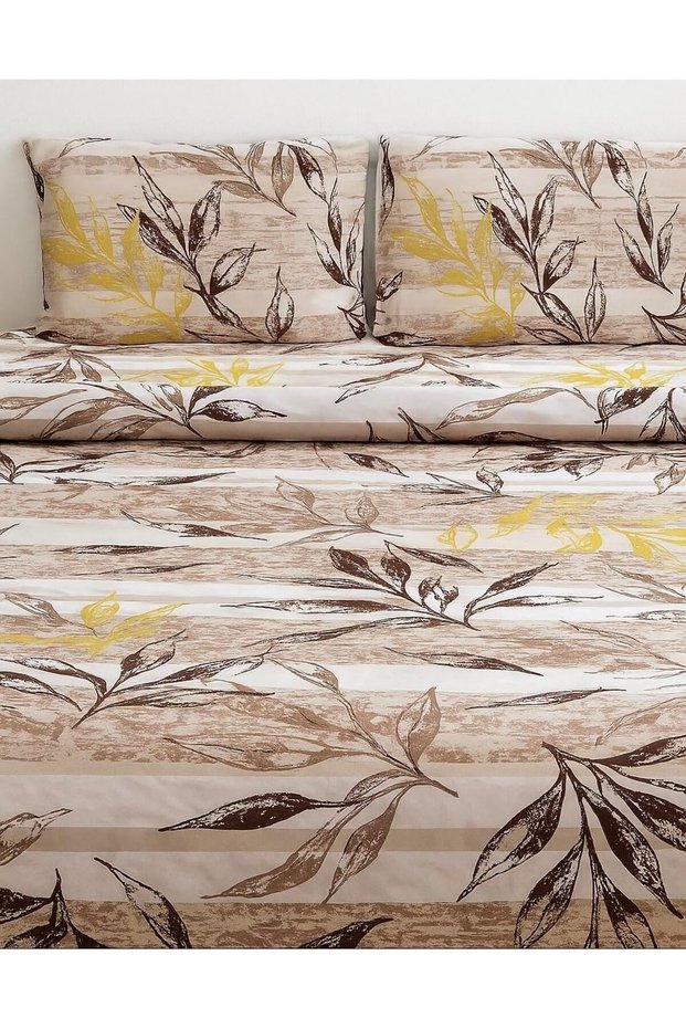 3 Pieces Flat Bedsheet Set with Floral Pattern King Size Bed Pillow Cover Set with 1 Bedsheet, 2 Pillow Cover Bedding Set (Multicolor, King (U.K. Standard))