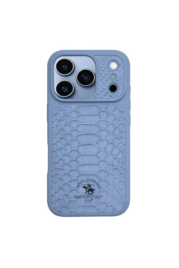 Santa Barbara Polo iPhone 18 Pro / 17 Pro Case Pu Leather Crocodile Design M-Safe Business Knight Cover
