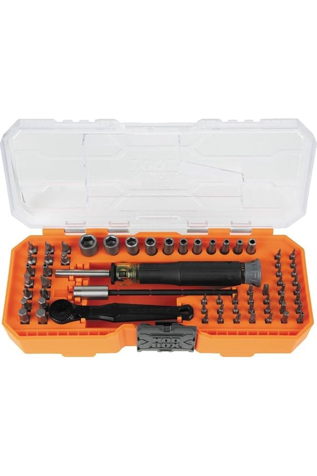 32787 64-Piece Micro-Ratchet Bit Precision Driver Set with Modular Case, Magnetic, Preci