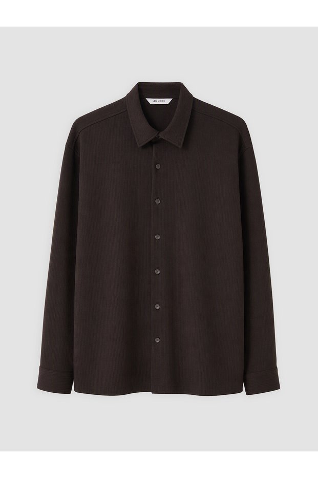 Peak New Season Brown Regular Fit Men's Shirt
