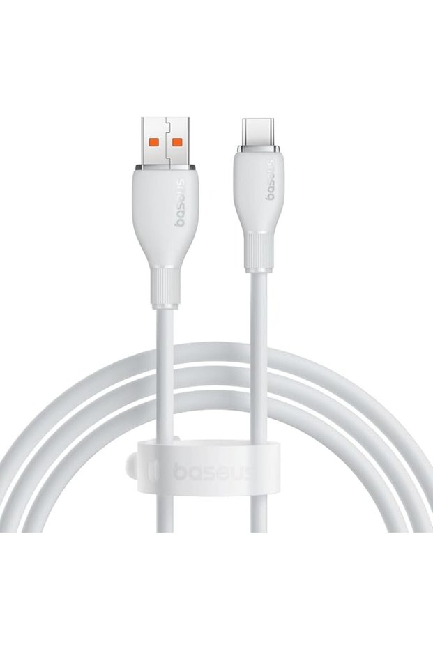 كابل شحن سريع من سلسلة Pudding، USB إلى Type-C، 100 واط، 1.2 متر، أبيض نجمي.