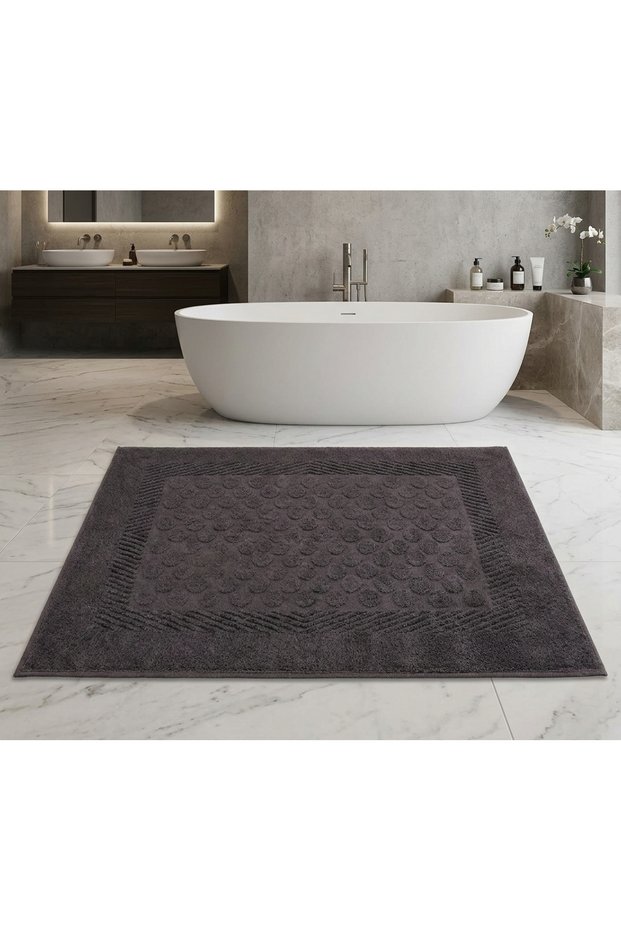 Drop Patterned Cotton Foot Towel