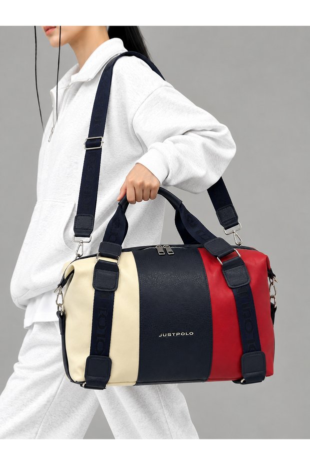 Women's Large Size Stylish Hand and Shoulder Bag Shopper, Can Be Used for Travel or Sports