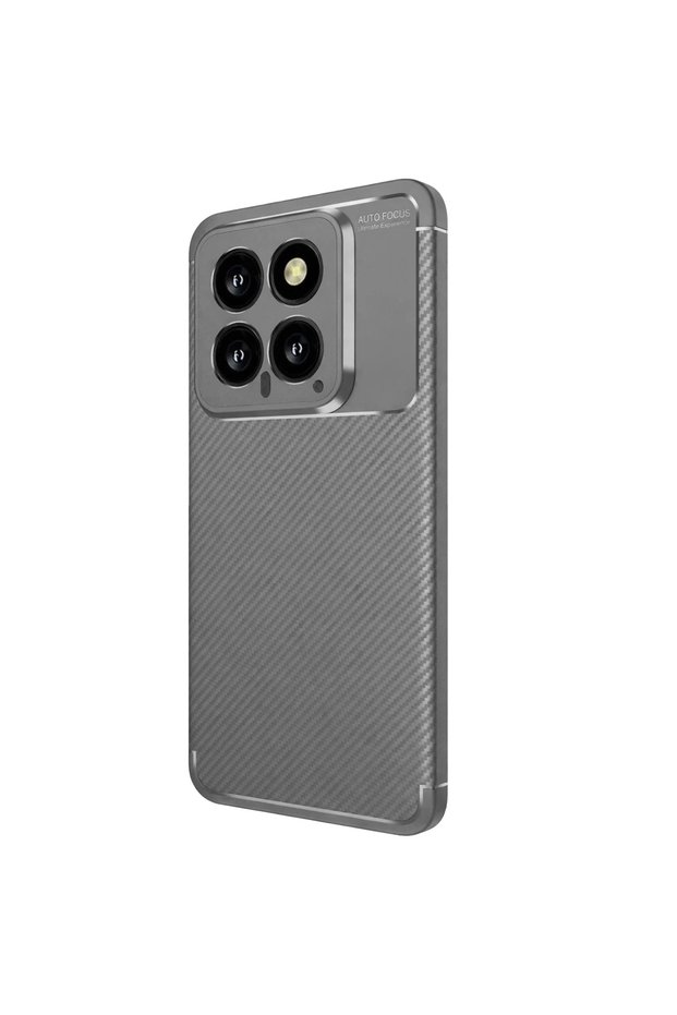 Xiaomi mi 14t case auto focus carbon cover - grey