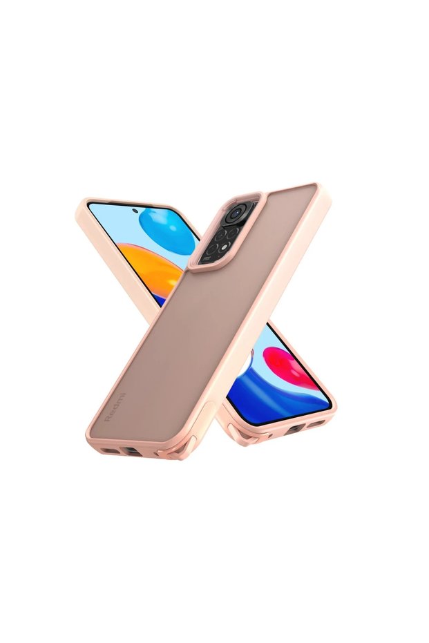 غطاء حماية أنيق لهاتف Xiaomi Redmi Note 11 - بودرة
