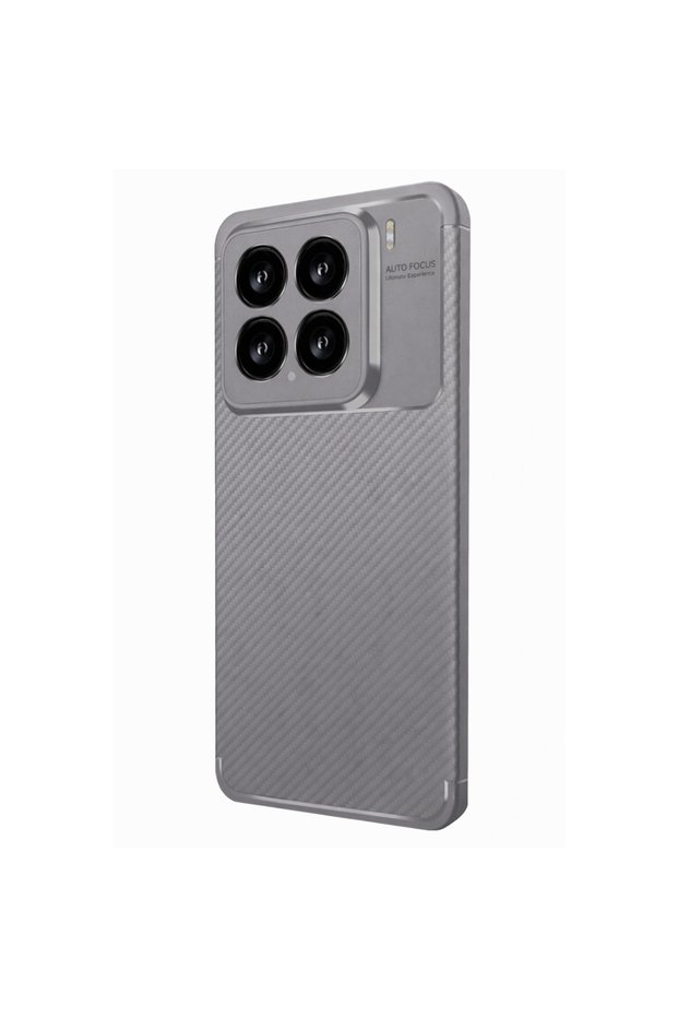 Xiaomi mi 15 case auto focus carbon cover - grey