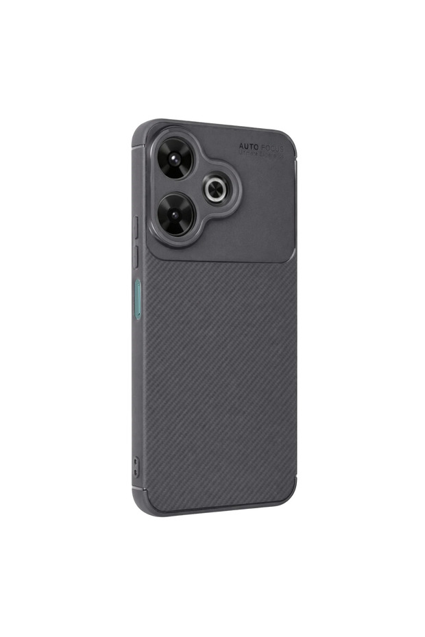 Xiaomi Redmi 13 4g Case Auto Focus Carbon Cover - Gray