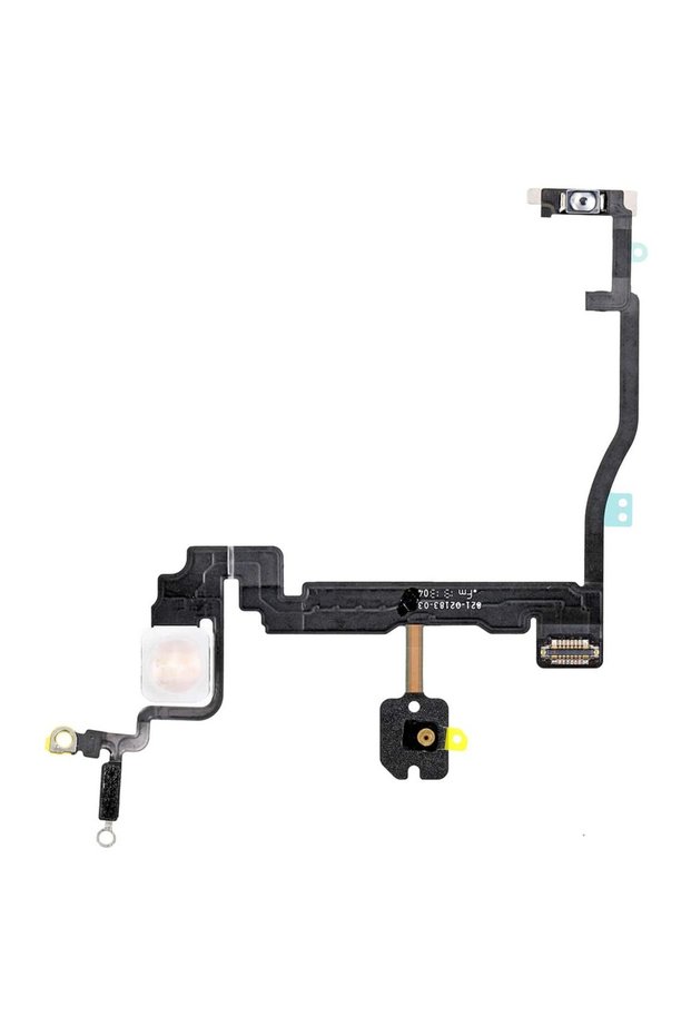 Iphone 11 pro on/off power top microphone flex cable