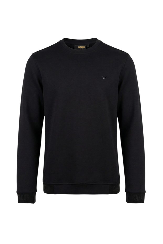 Men's Black Jazz 55940 Bis. Yk. Sweat Sweatshirt
