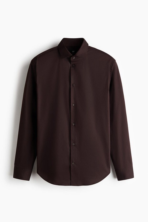 Streç Gömlek Slim Fit