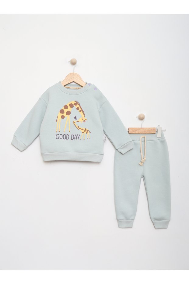 Giraffe Glitter Printed 3-Piece Set