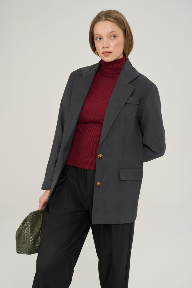 Arslev Anthracite Blazer Jacket