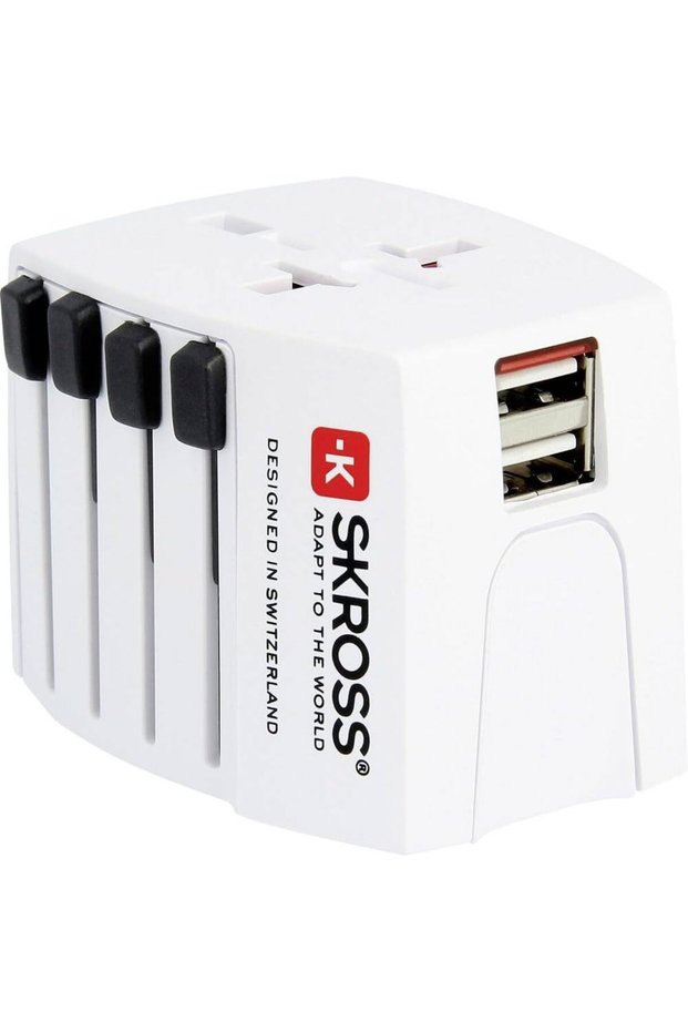 1302930 MUV USB 2.4AMultiadapters مع USB أبيض