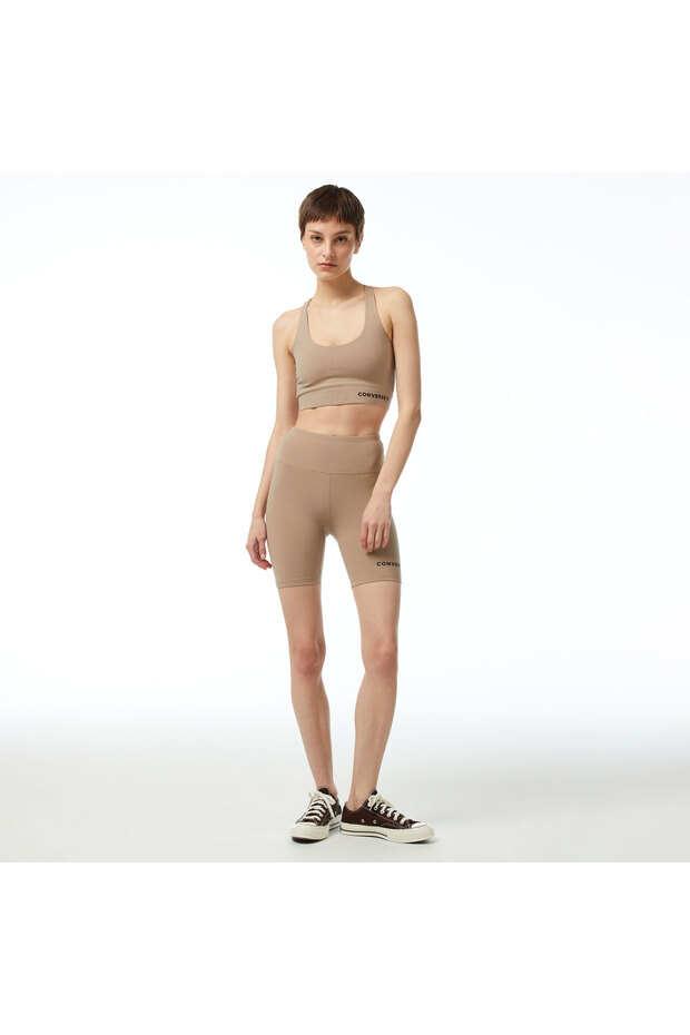 Wordmark Women's Brown Leggings