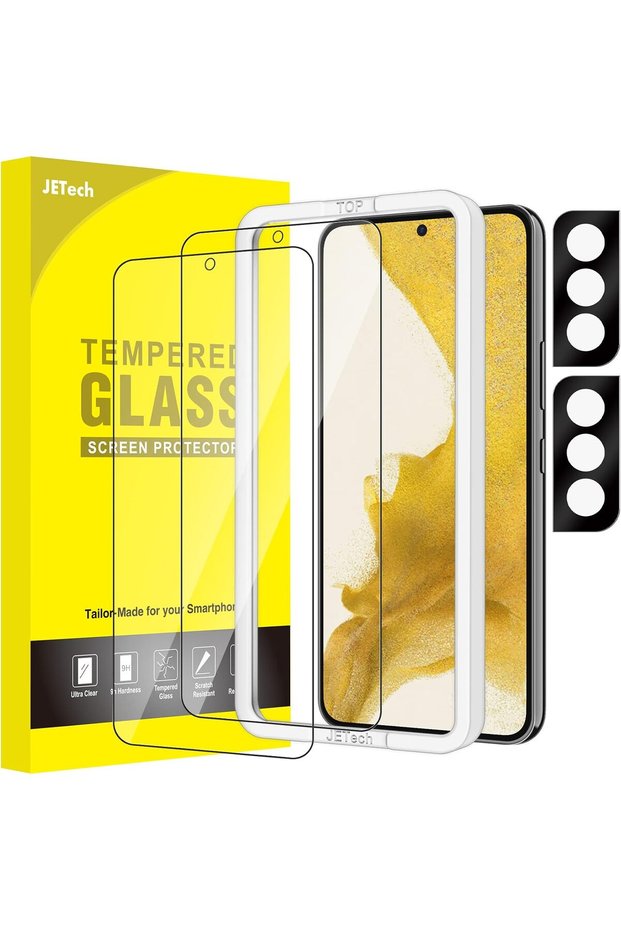 Screen Protector for Samsung Galaxy S22, 2+2 Pack