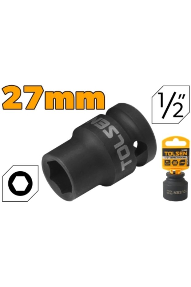 1/2" Drive Impact Socket 27mm