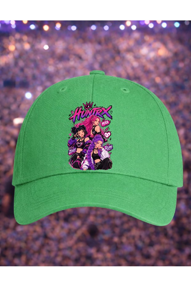Huntrix Zoey, Mira, Rumi Design Premium Printed 100% Cotton Hat