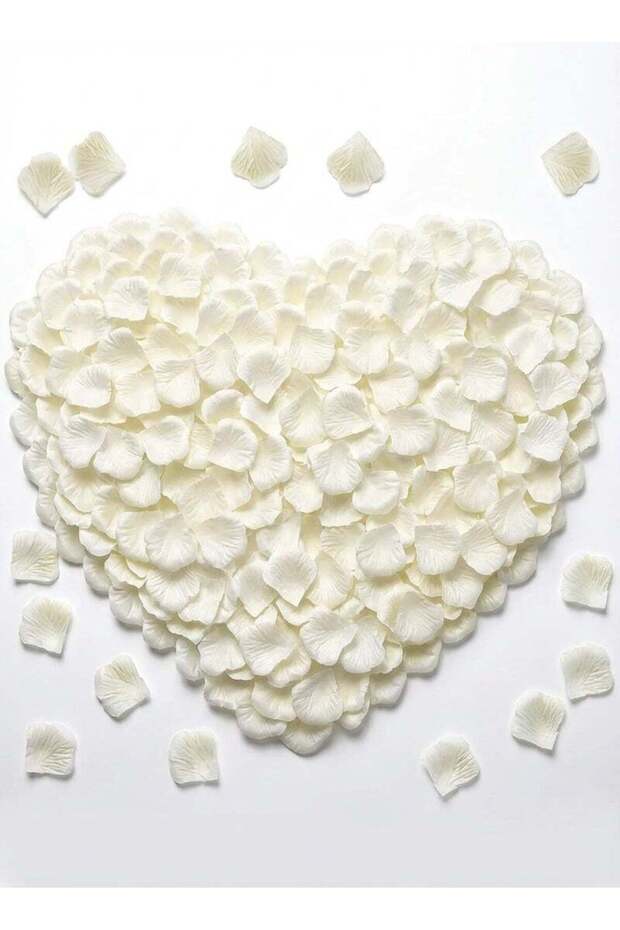 Farahom 2000 PCS Artificial Rose Petals, 5x5 cm Fake Flower Petals, Romantic Decorations Special Nig