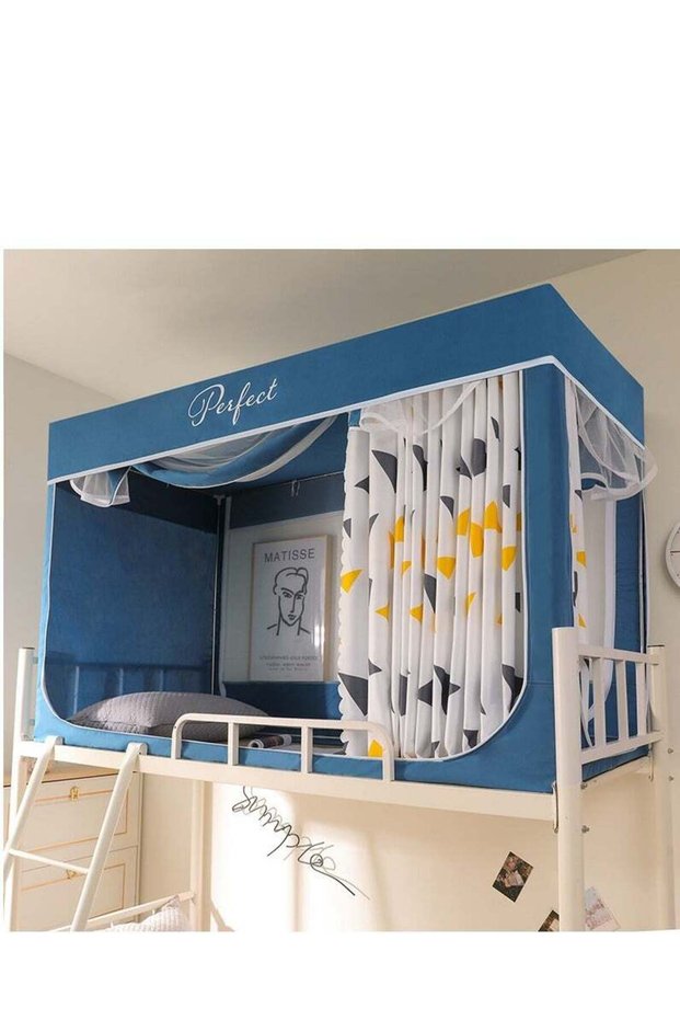 Bluejw Bed Canopy Tents Curtain Strong Shading Curtain Single Bed Tent Curtain Student Shading Cloth