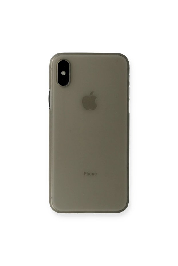 Apple iphone xs max case pp ultra thin cover - gray