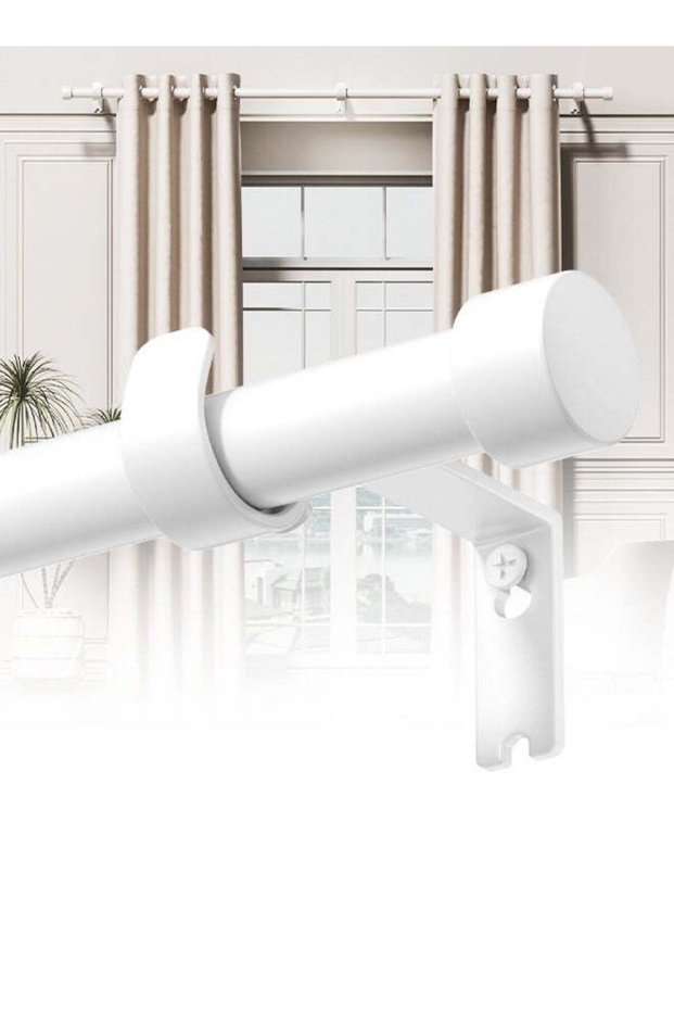 RATSAW Curtain Rod, Splicing Curtain Poles Set for Eyelet Curtains, 25mm Diameter Drapery Rods with