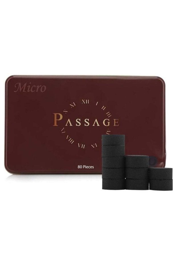 Passage Charcoal Premium Bakhoor/Oud Quick Lighting Micro/Mini Briquets (80 Pieces) | Ideal for Ince