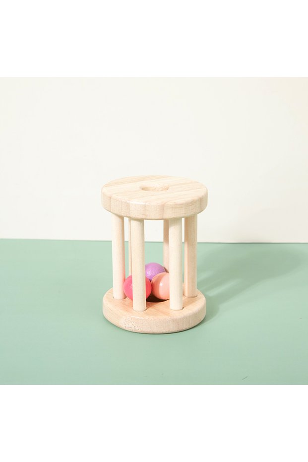 HJ A Christmas Gift Baby Rattles Chinese Supplier Wooden Children Educational Wooden Toys Puzzle Ear