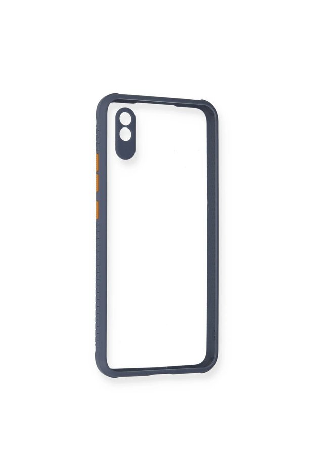 Xiaomi Redmi 9A Miami Transparent Silicone Case - Grey