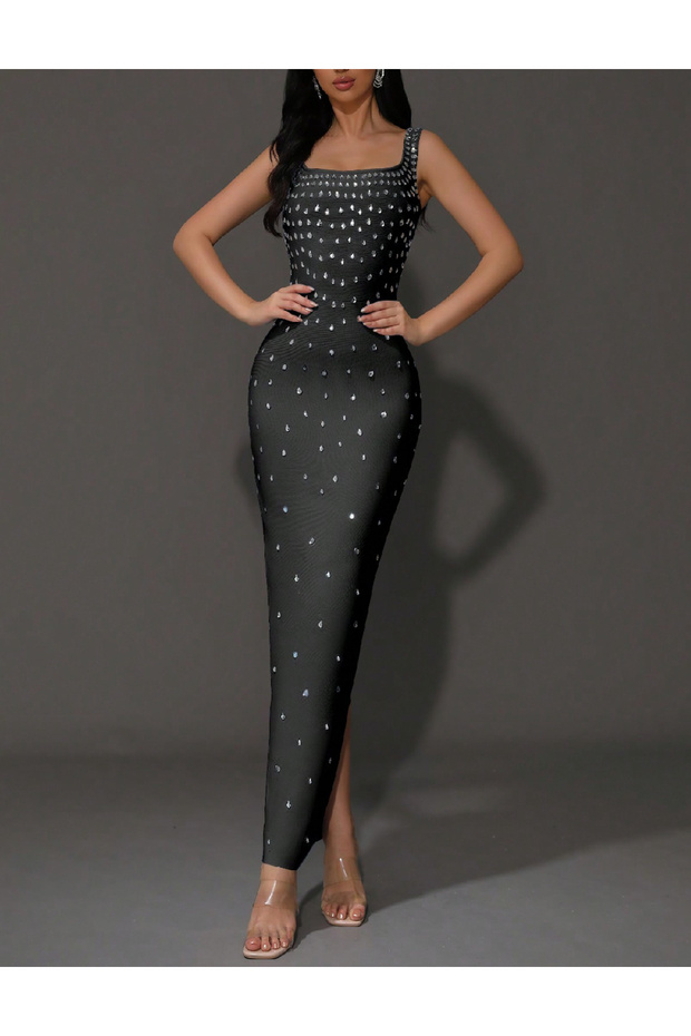 Rochie lunga, Negru