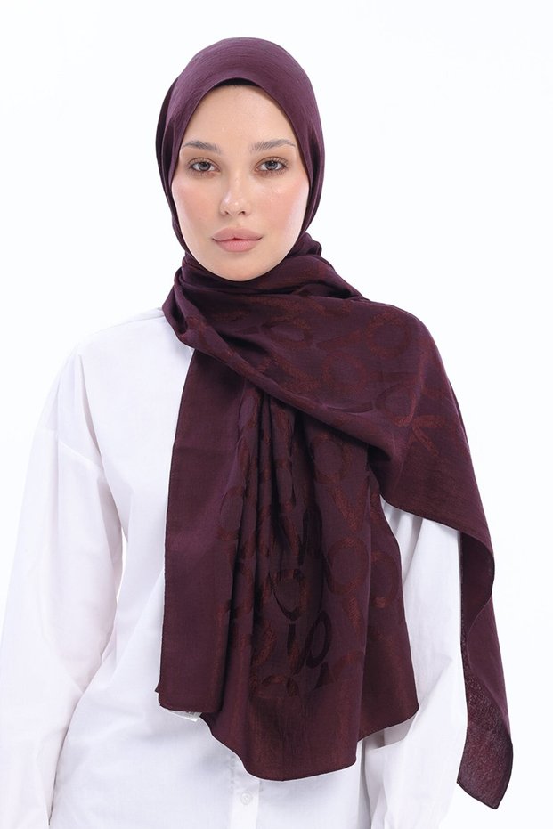 Alia Shawl - Vo Como Pattern - Plum