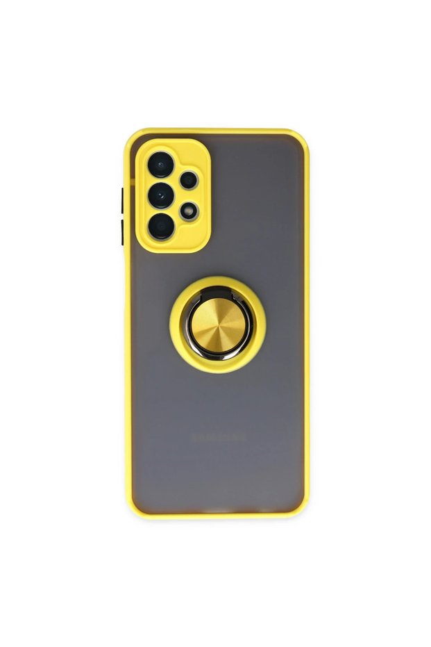 Samsung Galaxy A23 4g Case Montreal Ring Silicone Cover - Yellow