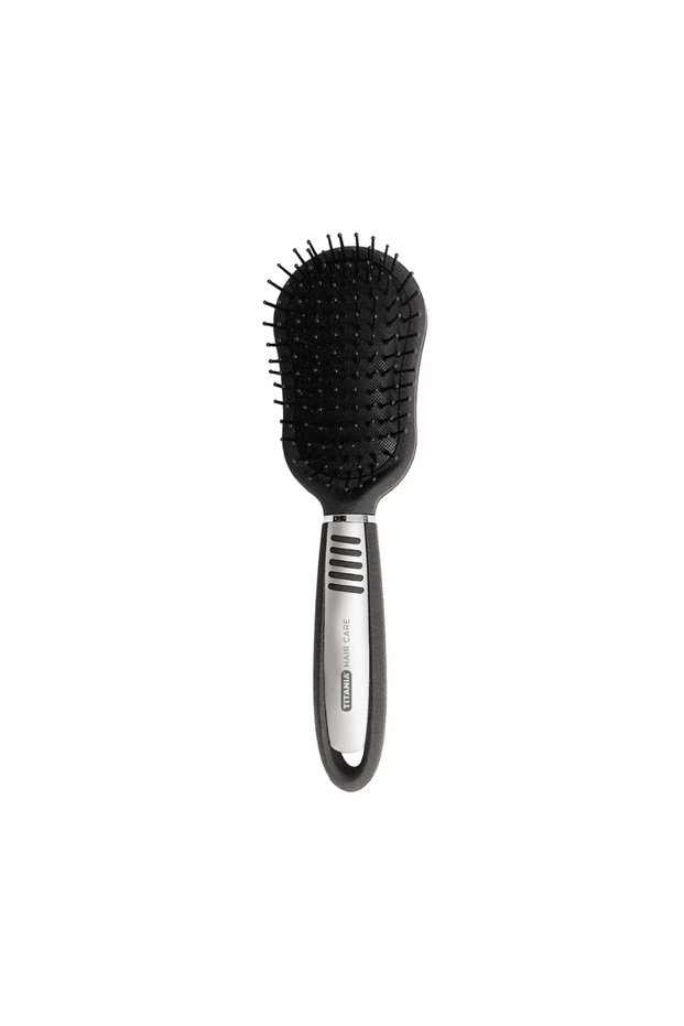 Hair Comb Black Silver 1362