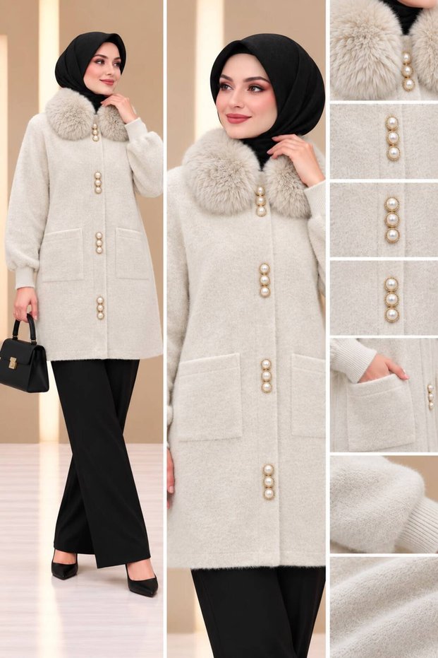 Angora Kürklü Ceket