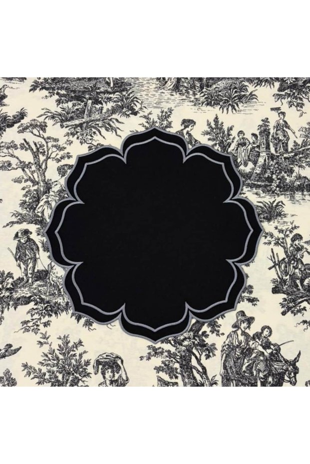 Black Gray Fiona American Service Set 2 Pieces