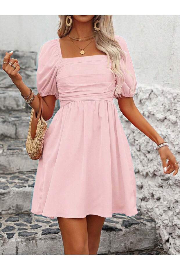 Rochie mini, roz