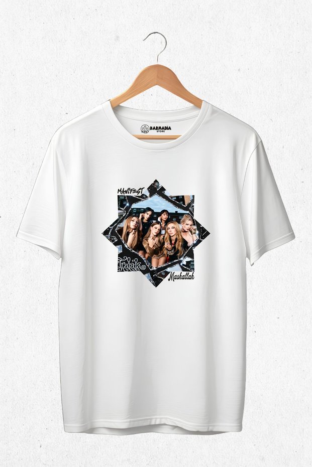 Manifest-Tralala Song T-Shirt Black Cotton Crew Neck