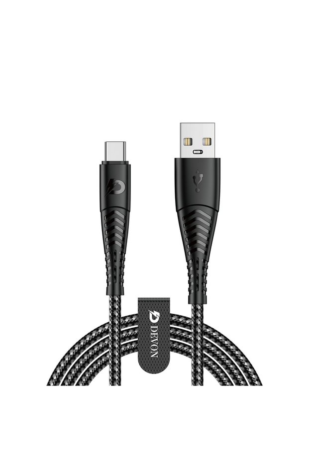 كابل شحن سريع قماش ضد القطع بقدرة 20 واط من USB-A إلى USB-C