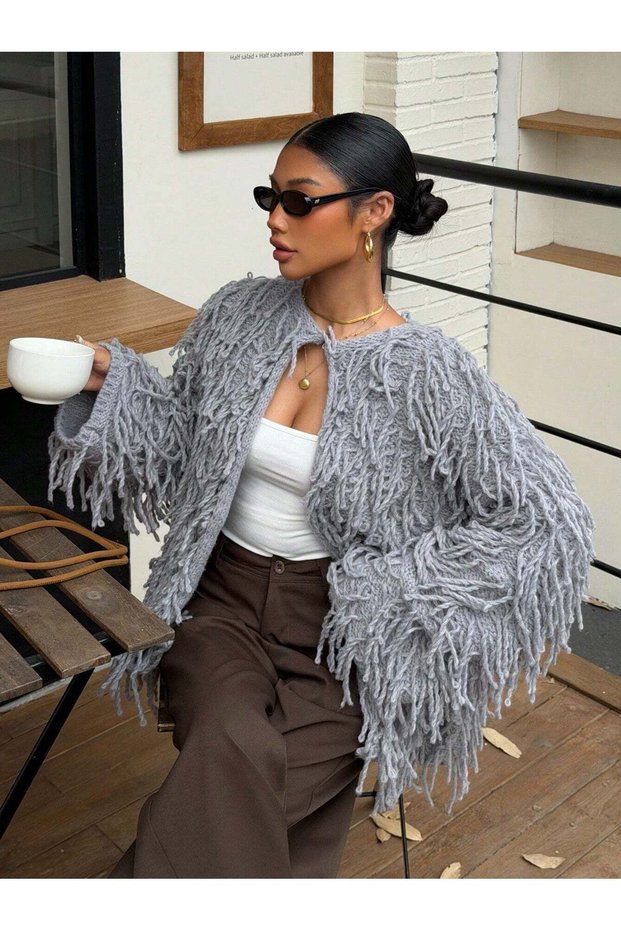 Cardigan, grey