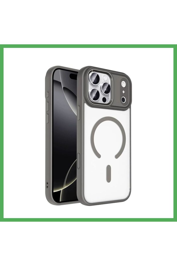 Joko iPhone 17 Pro Max Compatible Magsafe Cover - Gray Bezoss