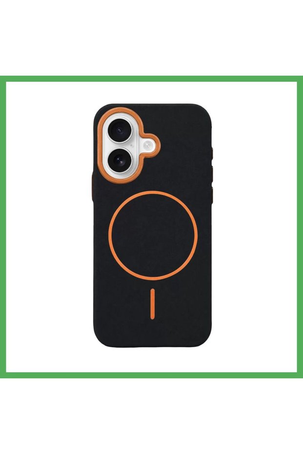 Joko iPhone 16 Compatible Luno Leather Magsafe Cover - Black Bezoss