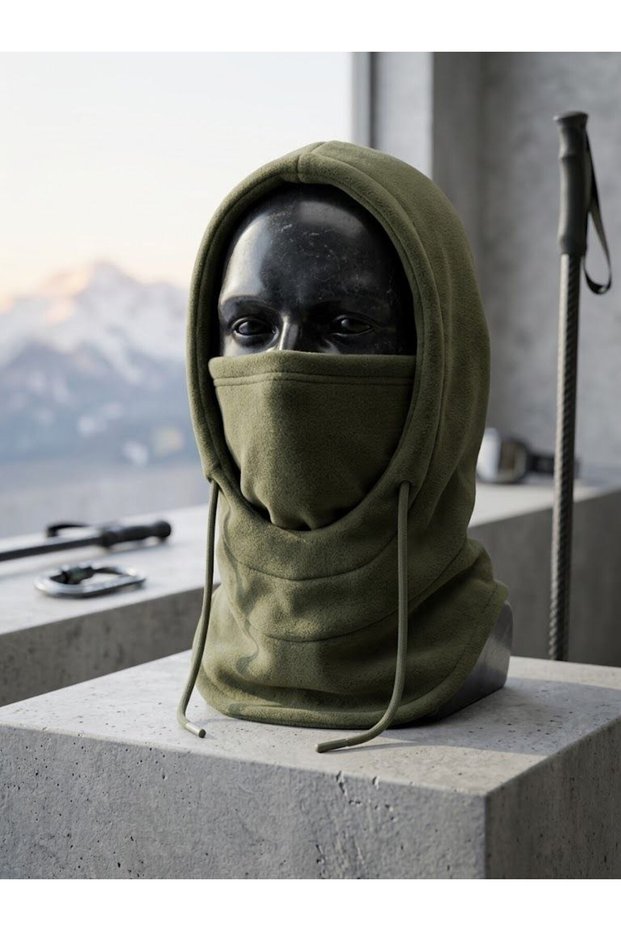 Fleece Hood Hat Beanie Windproof Motorcycle Balaklava Scarf Neck Collar Face Snow Mask Balaclava