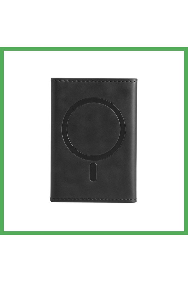 Joko Tema Magsafe Leather Card Holder - Black Bezoss