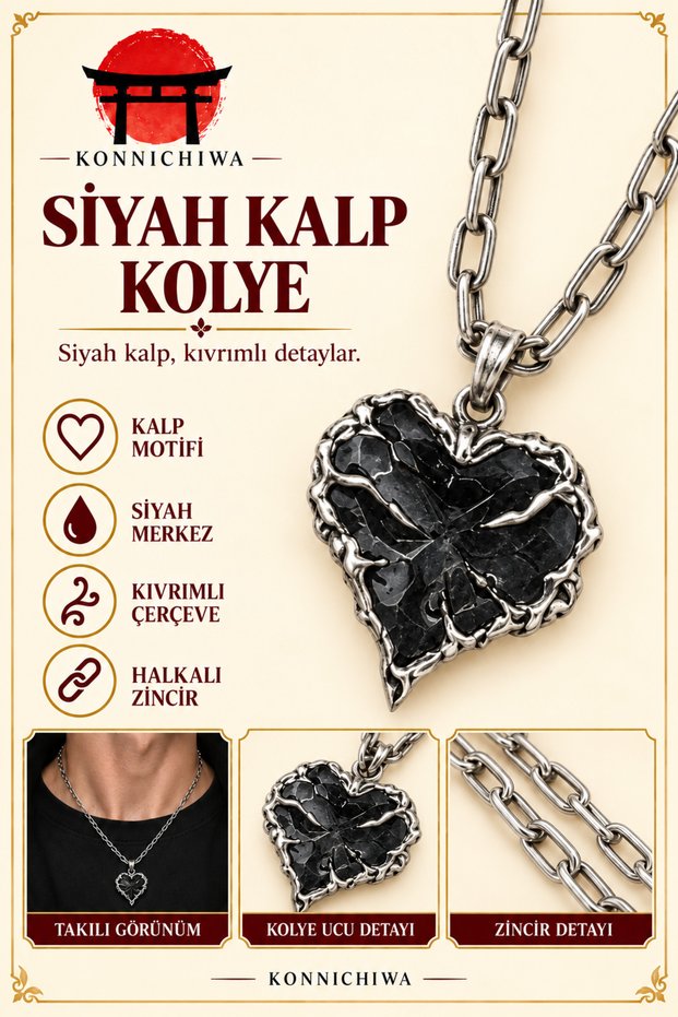 Red Reaper Heart Skeleton Hand Chain Necklace Guardian Pendant Claw Hand Choker Gothic Red Necklace – Thorn Detailed Gothic Chain Necklace