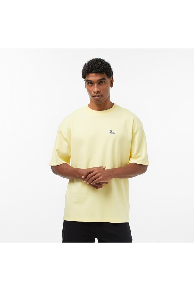 Regular Fit Men's Cream T-Shirt