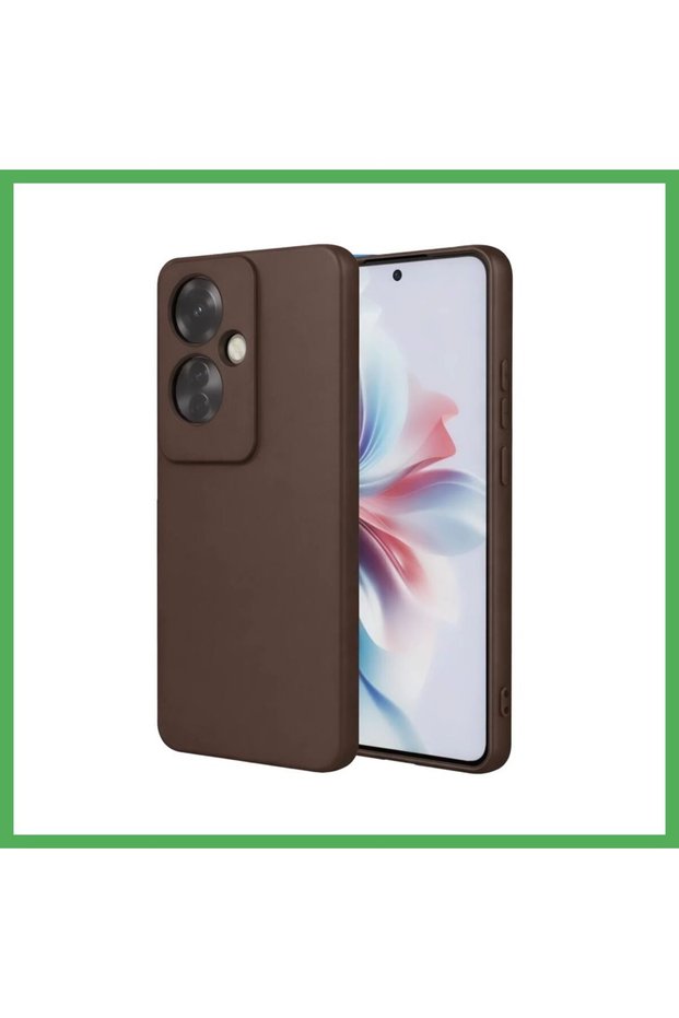 Reno 11F Compatible Case First Silicone - Brown Bezoss